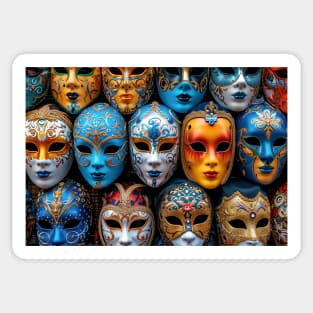 Carnival Masks - Decoration Sticker